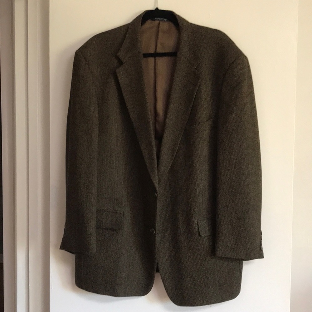 Vintage Burberry’s 46R wool blazer sports coat Boyd’s Philadelphia FLAWS